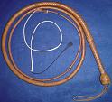 8ft Natural Tan 12 plait Indiana Jones bullwhip 1A